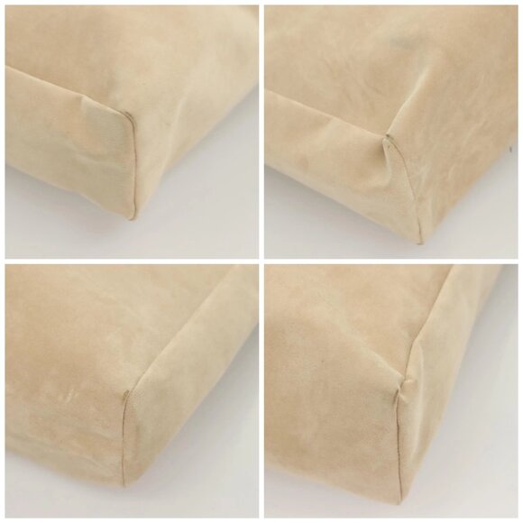 GUCCI Hand Bag Suede Beige 002 8000 Auth - Picture 16 of 16